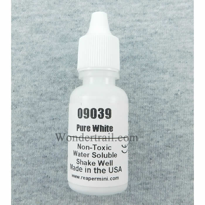 RPR09039 Pure White Reaper Master Series Hobby Paint .5oz Main Image