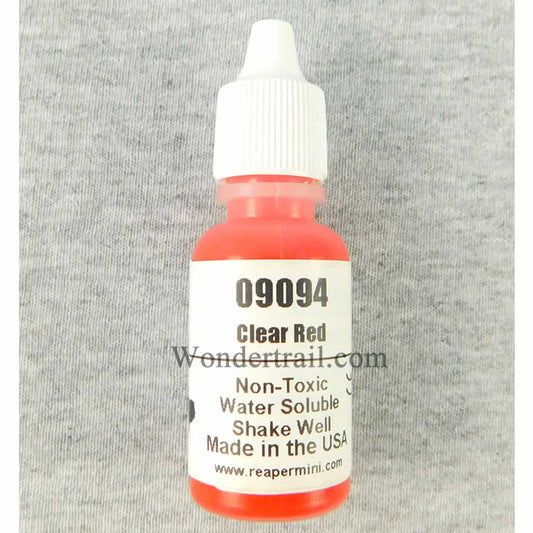 RPR09094 Clear Red Reaper Master Series Hobby Paint .5oz Main Image