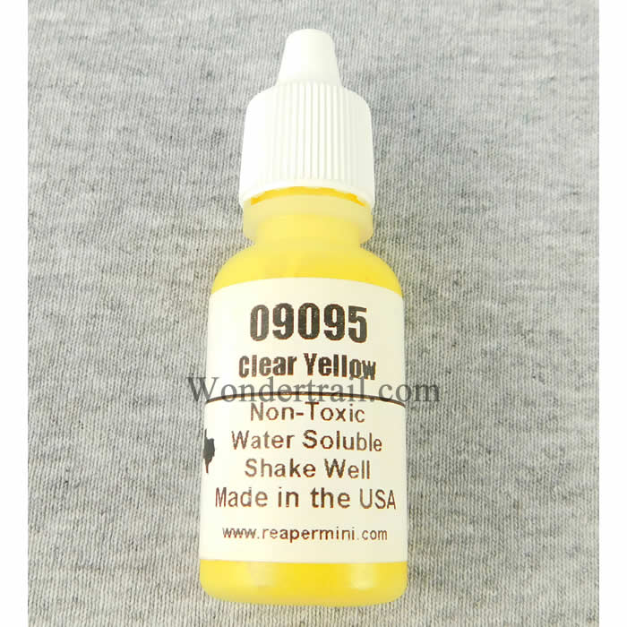 RPR09095 Clear Yellow Reaper Master Series Hobby Paint .5oz Main Image