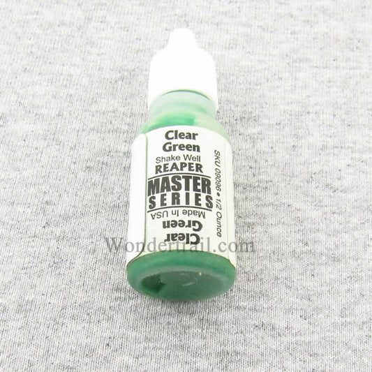 RPR09096 Clear Green Reaper Master Series Hobby Paint .5oz Main Image