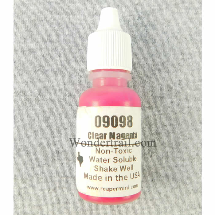 RPR09098 Clear Magenta Reaper Master Series Hobby Paint .5oz Main Image