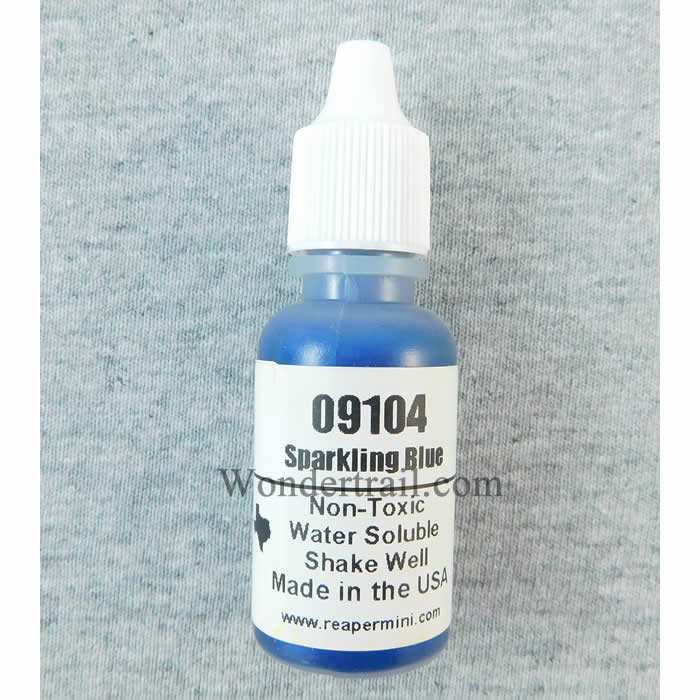 RPR09104 Sparkling Blue Acrylic Reaper Master Series Hobby Paint .5oz Main Image