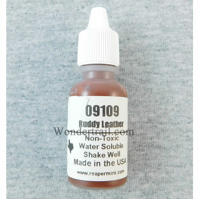 RPR09109 Ruddy Leather Acrylic Reaper Master Series Hobby Paint .5oz Main Image