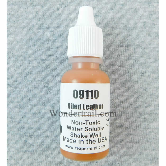 RPR09110 Oiled Leather Acrylic Reaper Master Series Hobby Paint .5oz Main Image