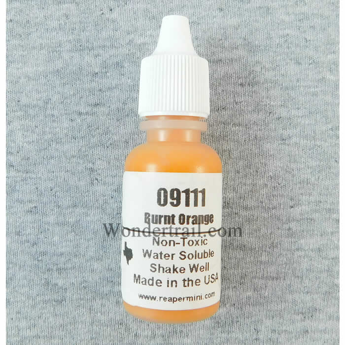 RPR09111 Burnt Orange Acrylic Reaper Master Series Hobby Paint .5oz Main Image