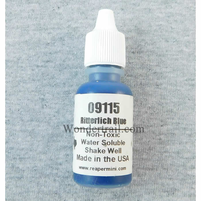 RPR09115 Ritterlich Blue Acrylic Reaper Master Series Hobby Paint .5oz Main Image