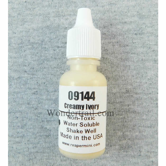 RPR09144 Creamy Ivory Acrylic Reaper Master Series Hobby Paint .5oz Main Image