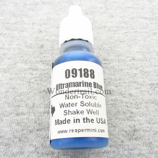 RPR09188 Ultramarine Blue Acrylic Reaper Master Series Hobby Paint .5oz Main Image