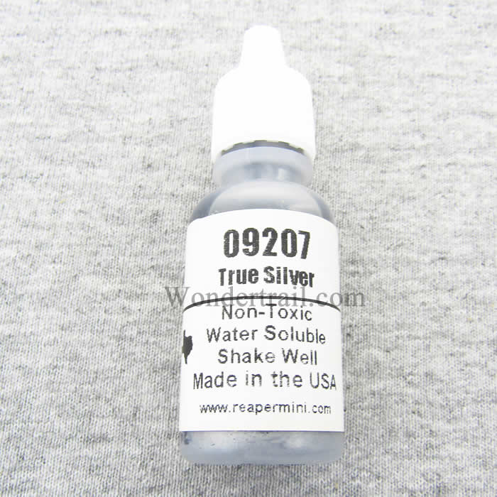 RPR09207 Pale Silver Acrylic Reaper Master Series Hobby Paint .5oz Main Image