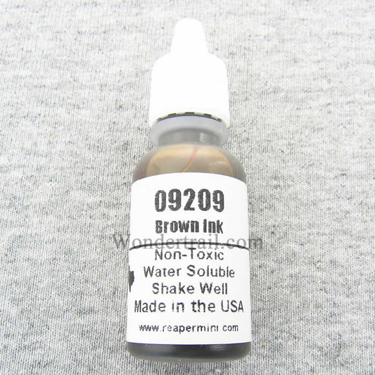 RPR09209 Brown Ink Acrylic Reaper Master Series Hobby Paint .5oz Main Image