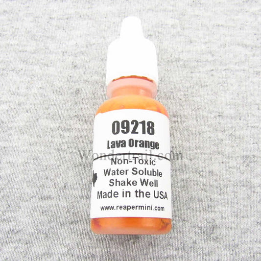 RPR09218 Lava Orange Acrylic Reaper Master Series Hobby Paint .5oz Main Image