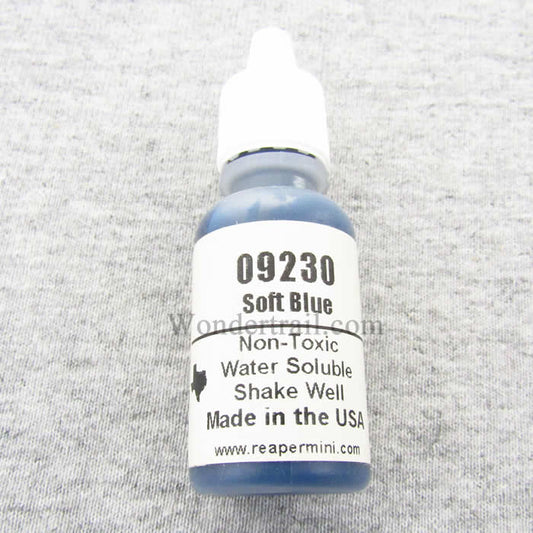 RPR09230 Soft Blue Acrylic Reaper Master Series Hobby Paint .5oz Main Image