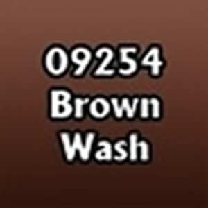 RPR09254 Brown Wash Acrylic Reaper Master Series Hobby Paint .5oz 2nd Image