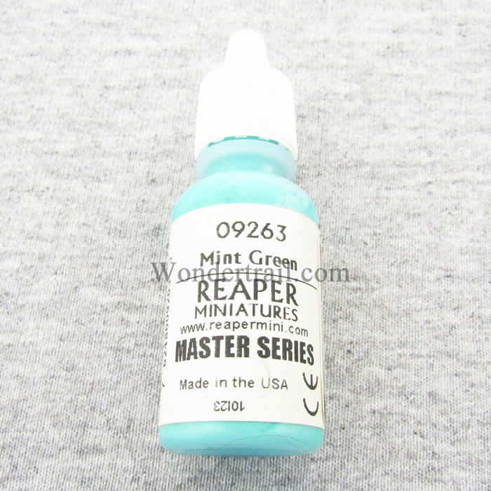 RPR09263 Mint Green Acrylic Reaper Master Series Hobby Paint .5oz Main Image