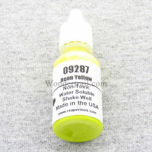 RPR09287 Neon Yellow Acrylic Reaper Master Series Hobby Paint .5oz Main Image