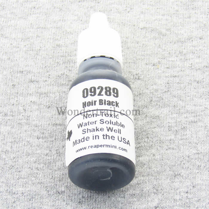 RPR09289 Noir Black Acrylic Reaper Master Series Hobby Paint .5oz Main Image