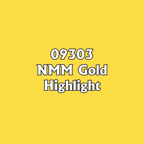 RPR09303 NMM Gold Highlight Acrylic Reaper Master Series Hobby Paint 2nd Image