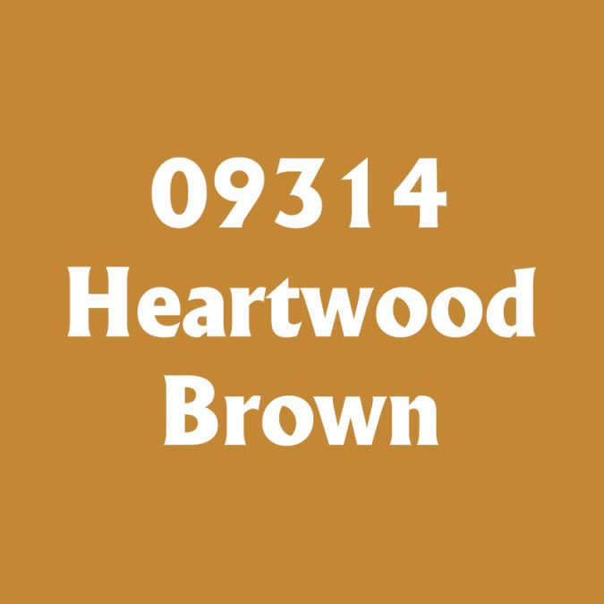 RPR09314 Heartwood Brown Acrylic Reaper Master Series Hobby Paint 2nd Image