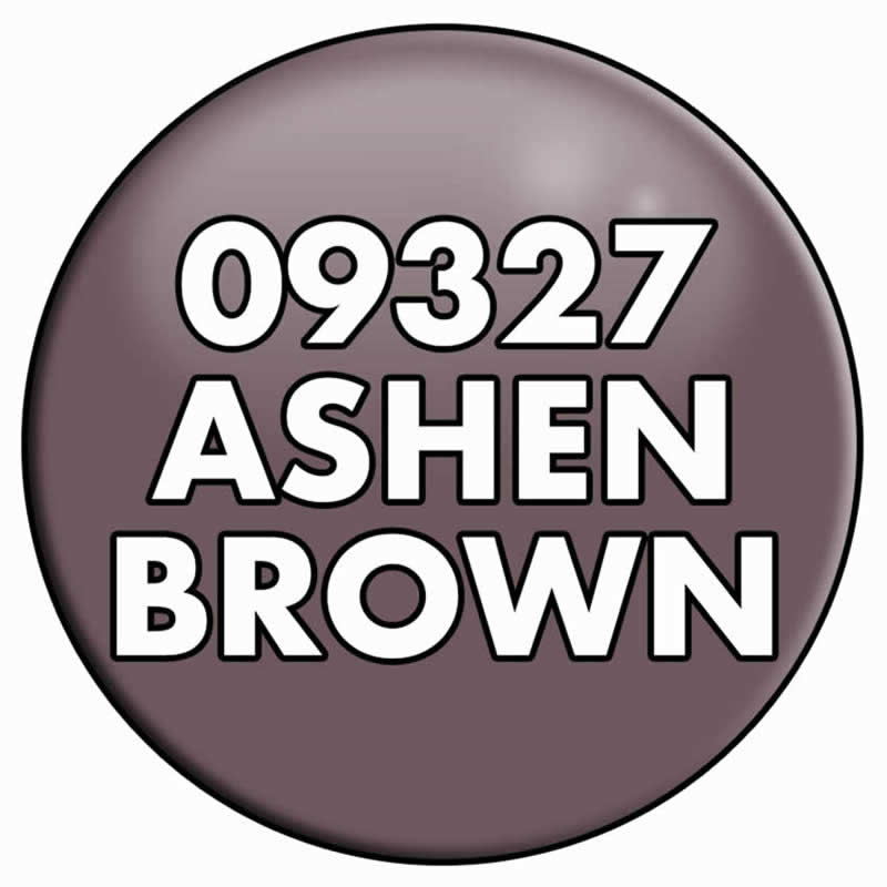 RPR09327 Ashen Brown Acrylic Reaper Master Series Hobby Paint .5oz Dropper Bottle 2nd Image