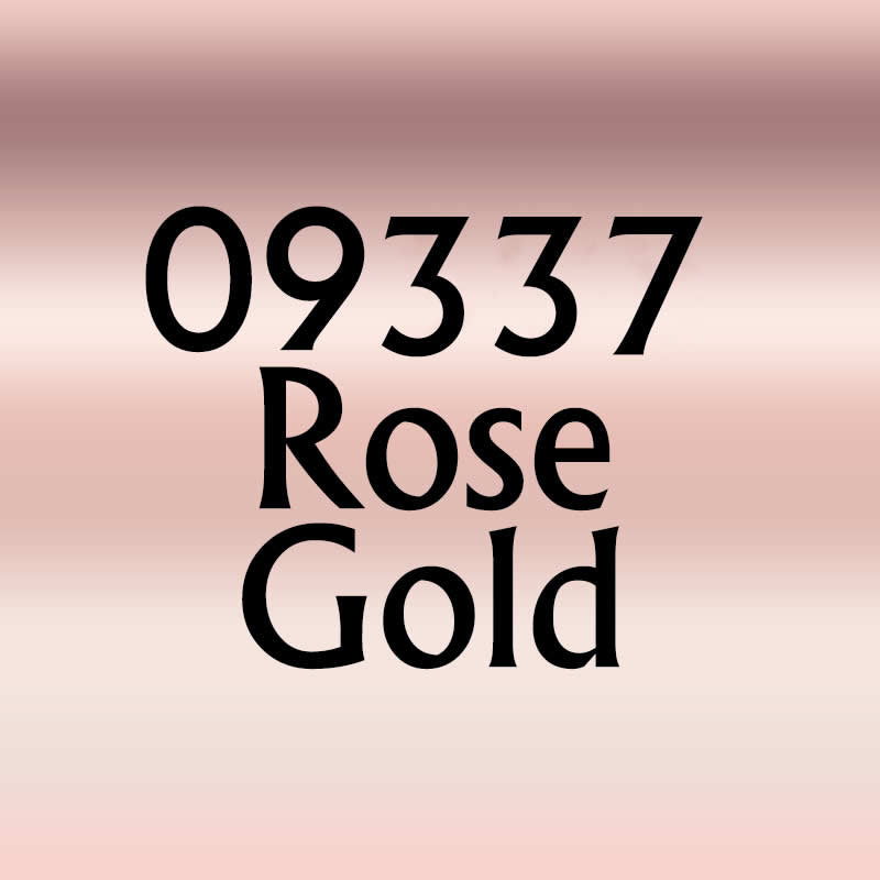 RPR09337 Rose Gold Acrylic Reaper Master Series Hobby Paint .5oz Dropper Bottle 2nd Image