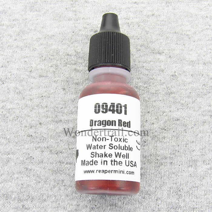 RPR09401 Dragon Red Acrylic Reaper Master Series Hobby Paint .5oz Main Image