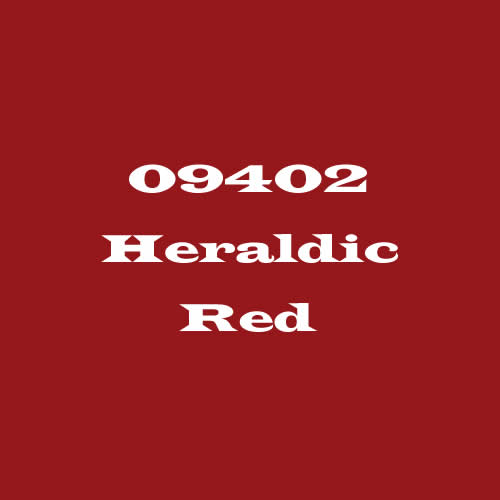 RPR09402 Heraldic Red Acrylic Reaper Master Series Hobby Paint .5oz 2nd Image