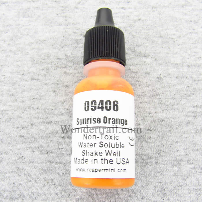 RPR09406 Sunrise Orange Acrylic Reaper Master Series Hobby Paint .5oz Main Image