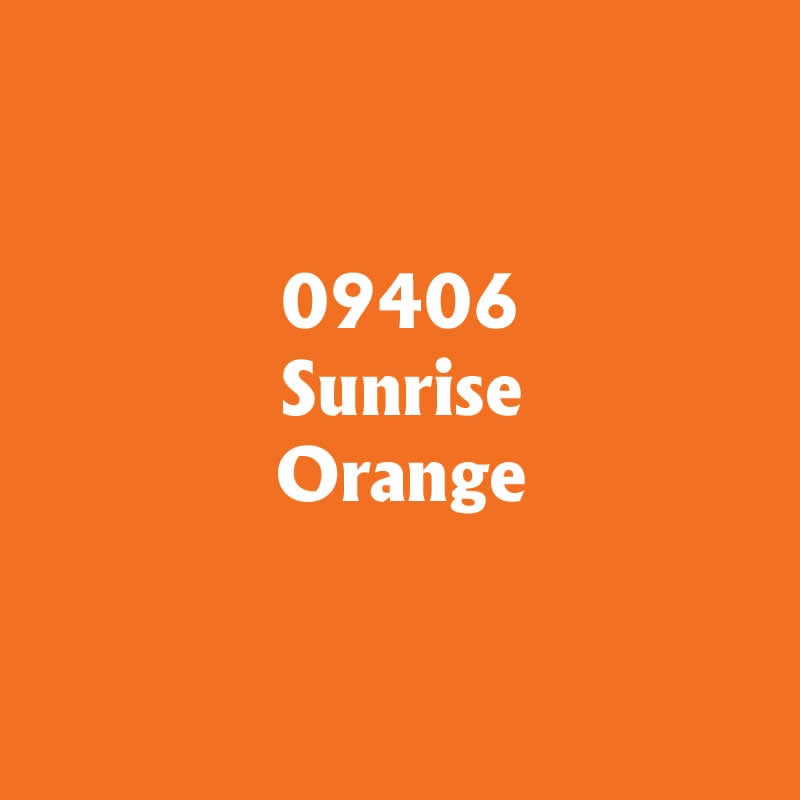 RPR09406 Sunrise Orange Acrylic Reaper Master Series Hobby Paint .5oz 2nd Image