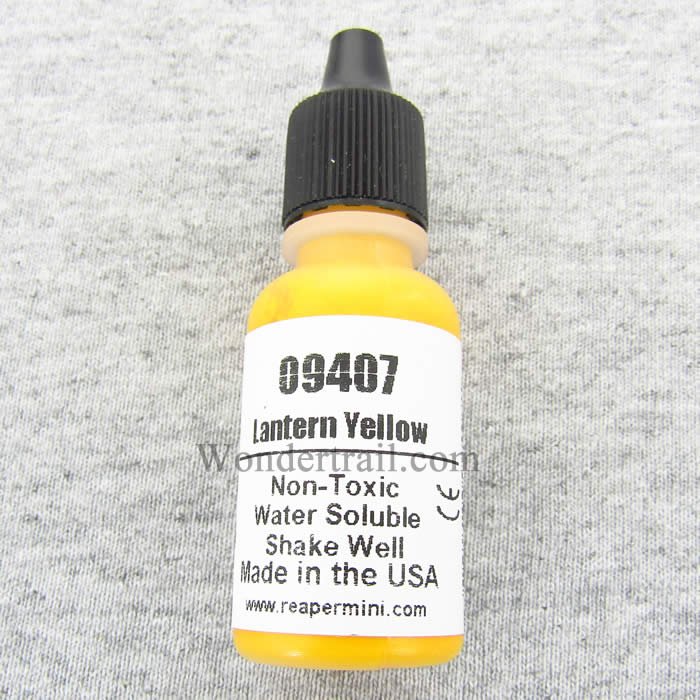 RPR09407 Lantern Yellow Acrylic Reaper Master Series Hobby Paint .5oz Main Image