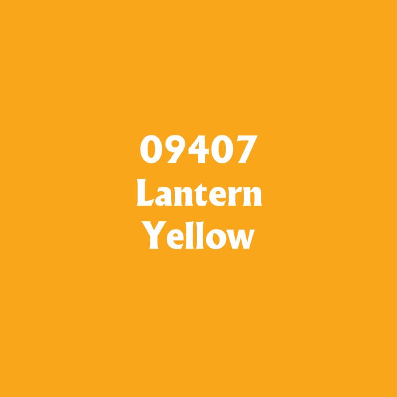 RPR09407 Lantern Yellow Acrylic Reaper Master Series Hobby Paint .5oz 2nd Image