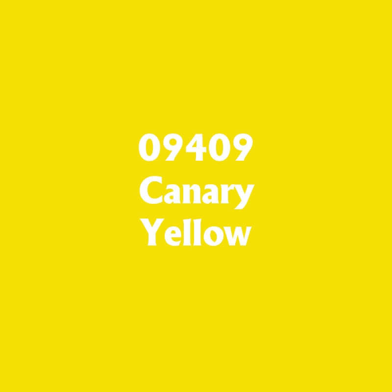 RPR09409 Canary Yellow Acrylic Reaper Master Series Hobby Paint .5oz 2nd Image