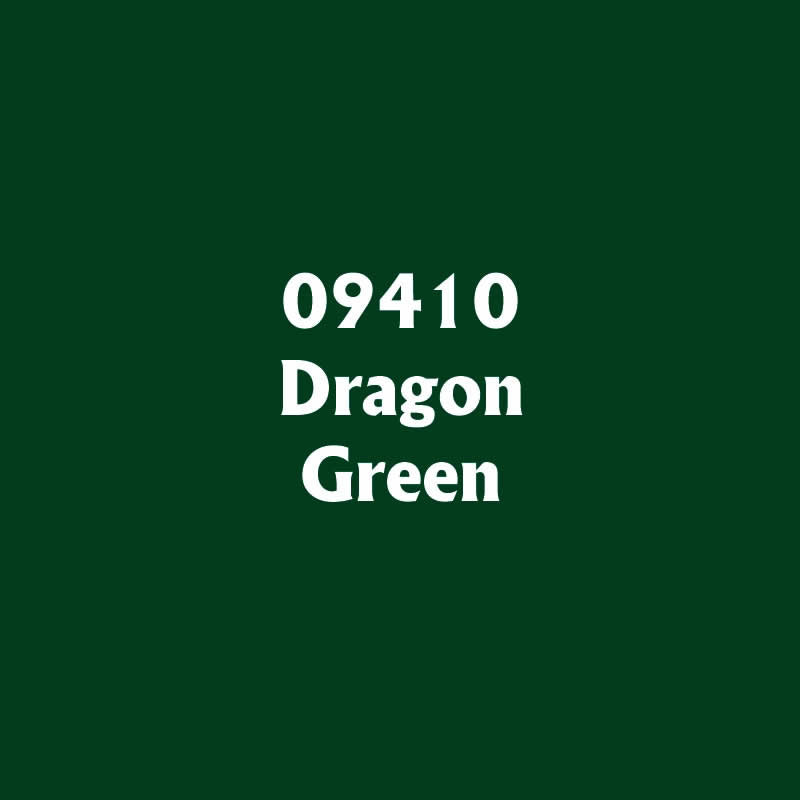 RPR09410 Dragon Green Acrylic Reaper Master Series Hobby Paint .5oz 2nd Image