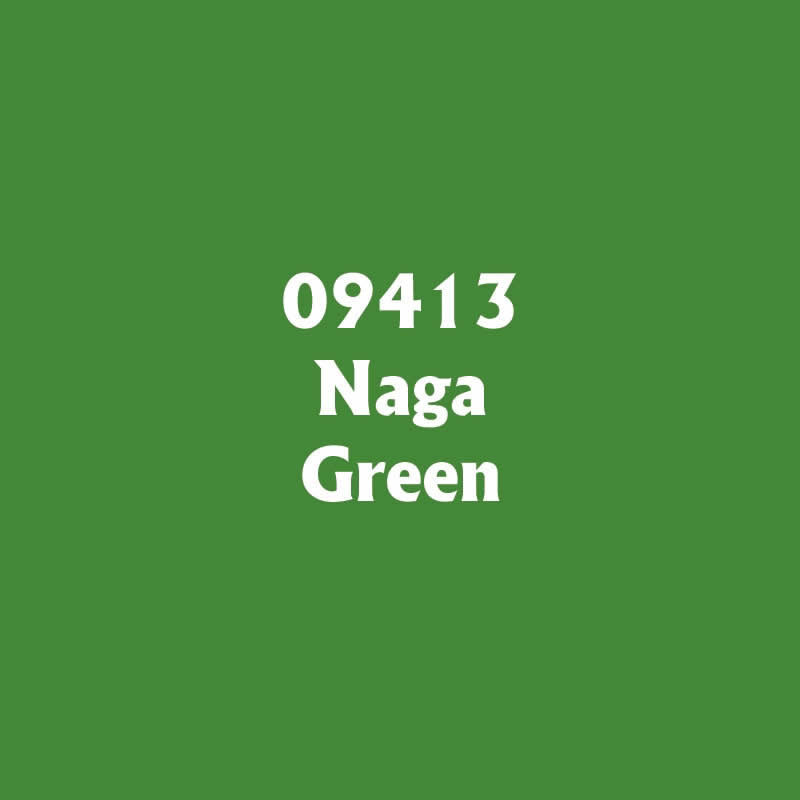 RPR09413 Naga Green Acrylic Reaper Master Series Hobby Paint .5oz 2nd Image