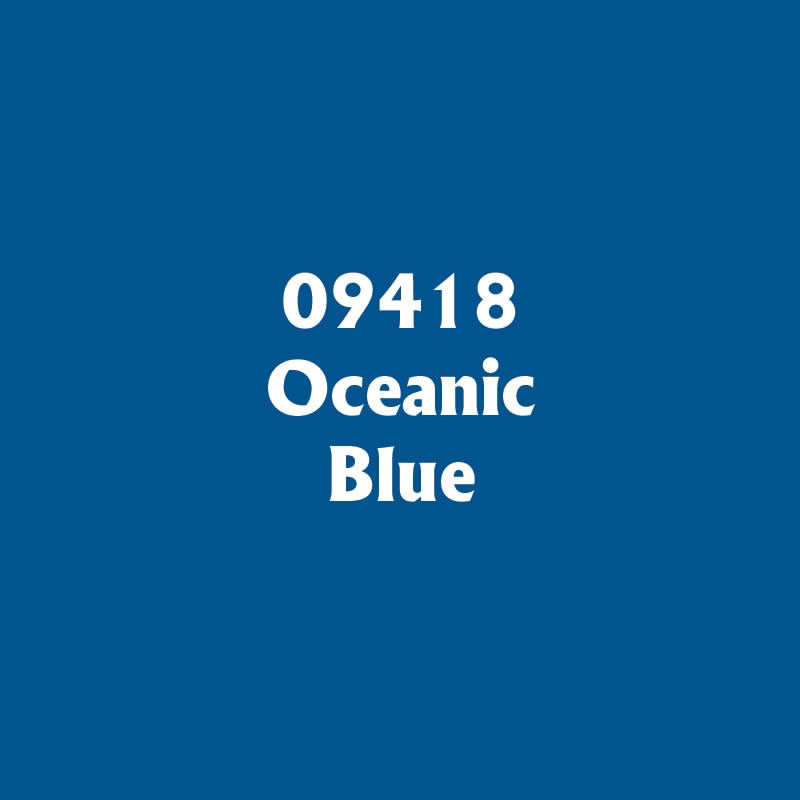 RPR09418 Oceanic Blue Acrylic Reaper Master Series Hobby Paint .5oz 2nd Image