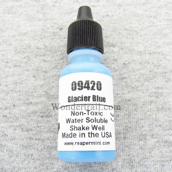 RPR09420 Glacier Blue Acrylic Reaper Master Series Hobby Paint .5oz Main Image