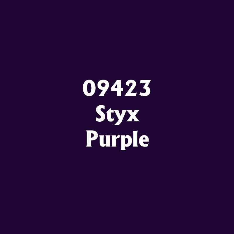 RPR09423PT Styx Purple Acrylic Reaper Master Series Hobby Paint .5oz 2nd Image