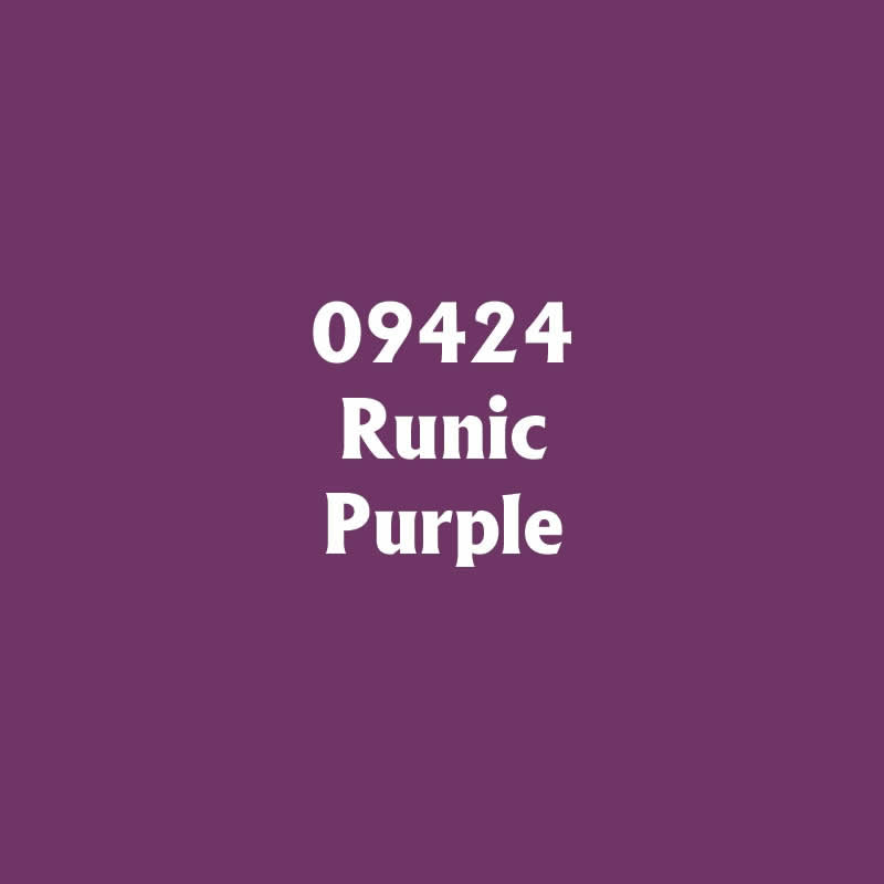 RPR09424PT Runic Purple Acrylic Reaper Master Series Hobby Paint .5oz 2nd Image