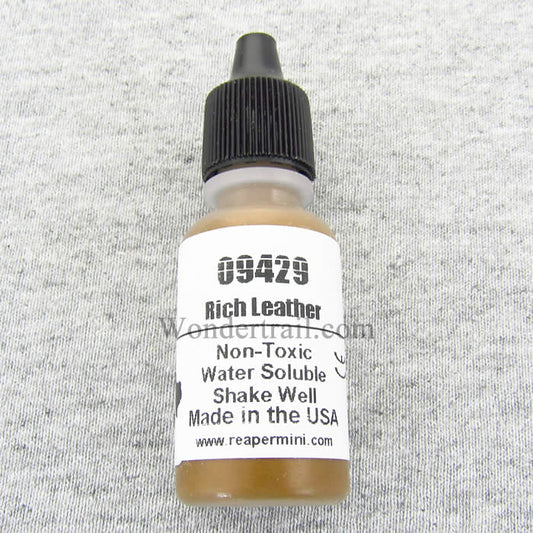 RPR09429PT Rich Leather Acrylic Reaper Master Series Hobby Paint .5oz Main Image