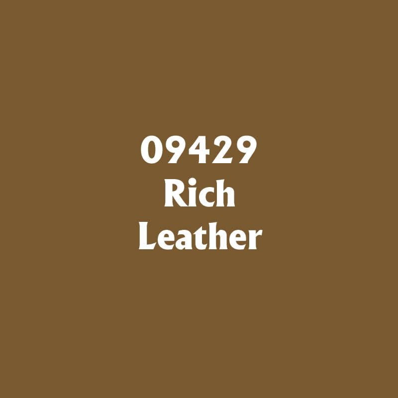 RPR09429PT Rich Leather Acrylic Reaper Master Series Hobby Paint .5oz 2nd Image