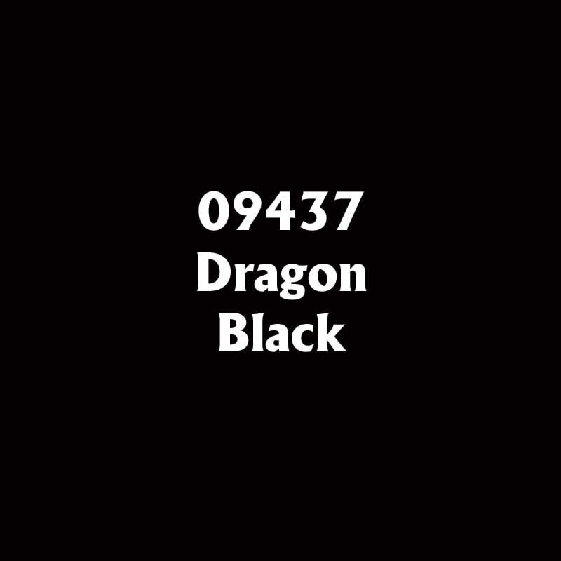 RPR09437PT Dragon Black Acrylic Reaper Master Series Hobby Paint .5oz 2nd Image