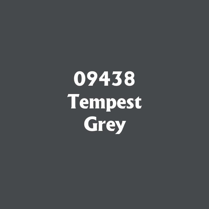 RPR09438PT Tempest Grey Acrylic Reaper Master Series Hobby Paint .5oz 2nd Image