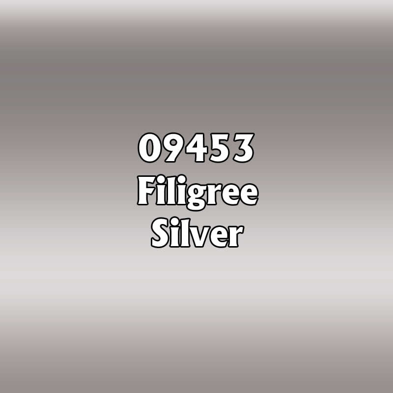 RPR09453 Flilgree Silver Acrylic Reaper Master Series Hobby Paint .5oz 2nd Image