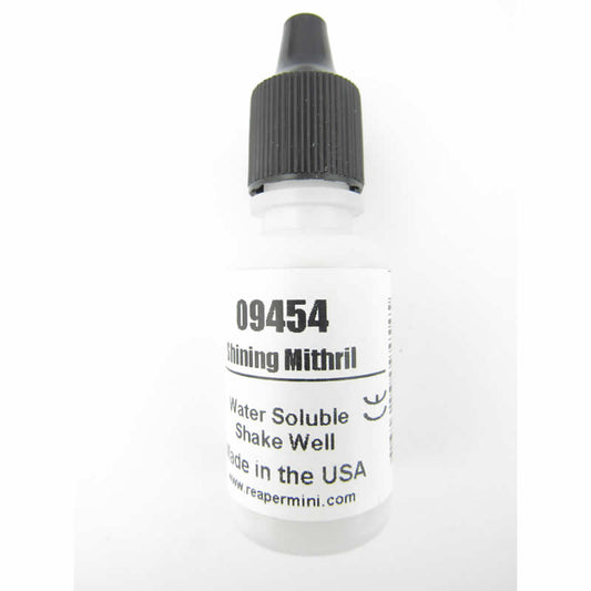 RPR09454 Shining Mithril Acrylic Master Series Hobby Paint .5oz Dropper Bottle Main Image