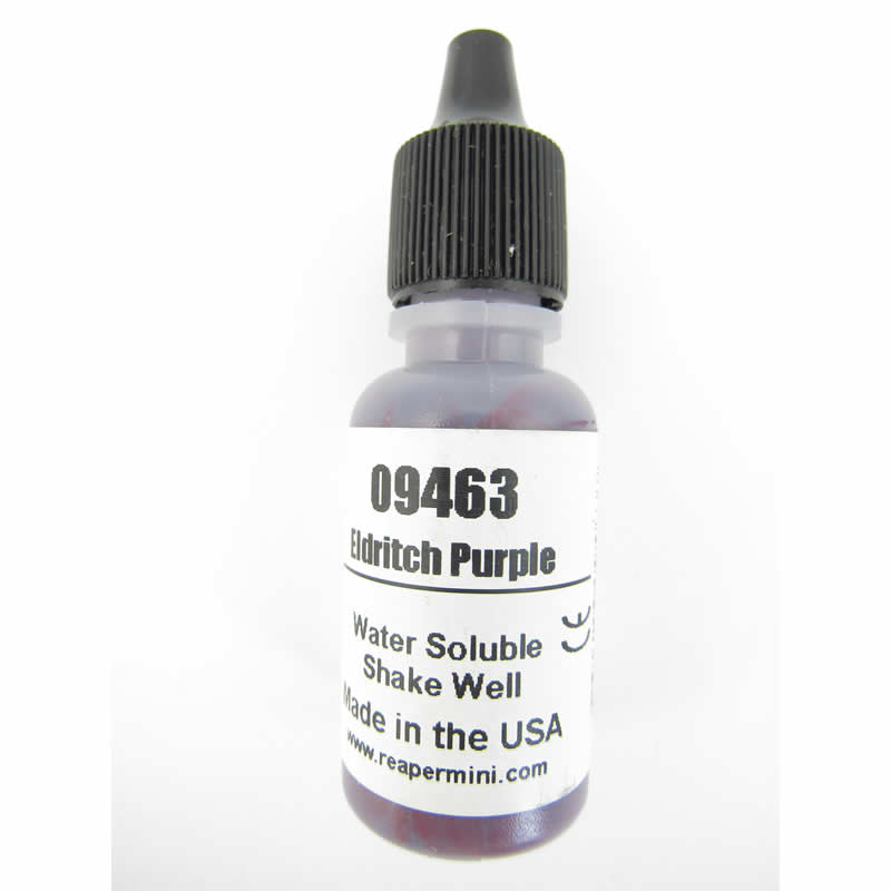 RPR09463 Eldritch Purple Acrylic Master Series Hobby Paint .5oz Dropper Bottle Main Image