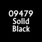 RPR09479 Solid Black Acrylic Reaper Master Series Hobby Paint .5oz Dropper 2nd Image