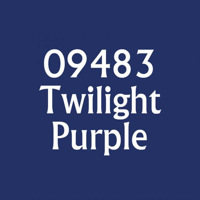 RPR09483 Twilight Purple Acrylic Reaper Master Series Hobby Paint .5oz Dropper Bottle 2nd Image