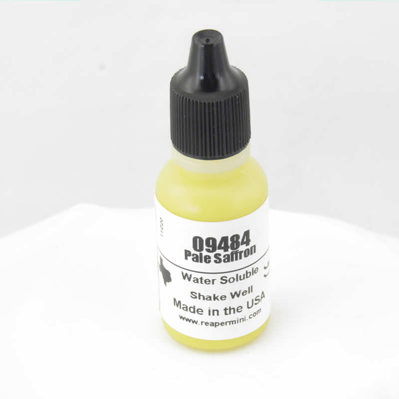 RPR09484 Pale Saffron Acrylic Reaper Master Series Hobby Paint .5oz Dropper Bottle Main Image