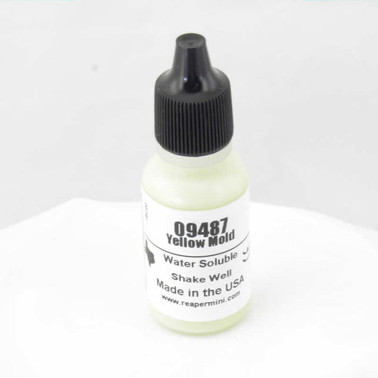 RPR09487 Yellow Mold Acrylic Reaper Master Series Hobby Paint .5oz Dropper Bottle Main Image