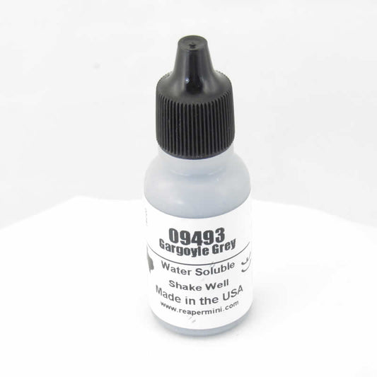 RPR09493 Gargoyle Grey Acrylic Reaper Master Series Hobby Paint .5oz Dropper Bottle Main Image