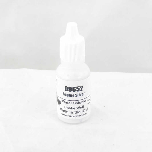 RPR09652 Sophie Silver Acrylic Reaper Master Series Hobby Paint .5oz Dropper Bottle Main Image